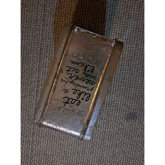 Vintage EINSTEIN BROS BAGELS TIN Metal LUNCH BOX 2001 “SKIP ROPE NOT LUNCH" - Picture 7 of 8